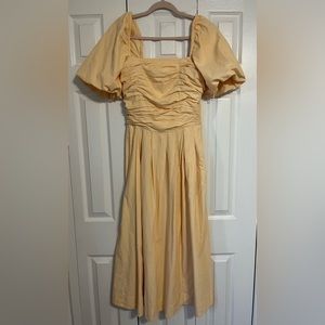 Free people puff shoulder dress